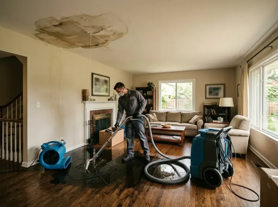 attic-pipe-burst-ceiling-drip-008 — frequently asked questions, Water Damage Restoration & Carpet Care in New Lebanon, OH